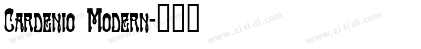 Cardenio Modern字体转换